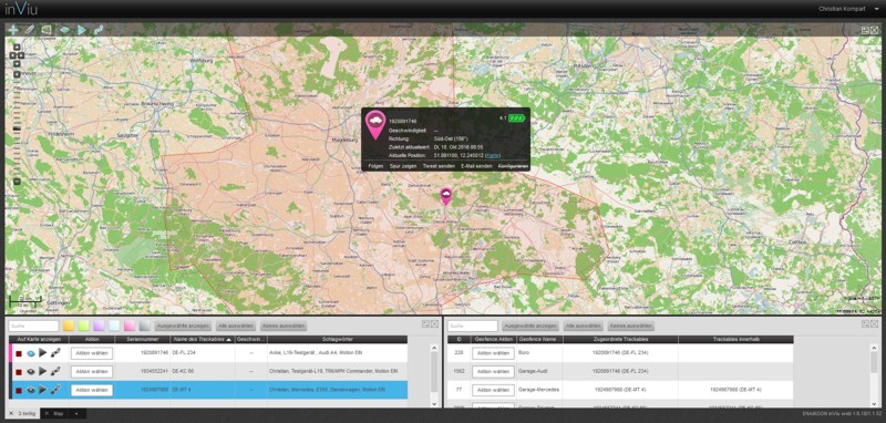 GPS Fahrzeugortung und Tracking für Fahrzeuge