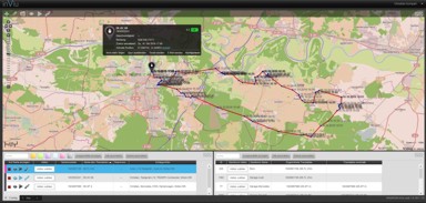 GPS Verfolgung und Tracing der Route