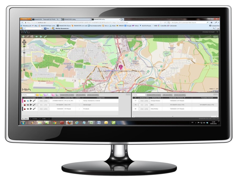 GPS Software zur online Erfassung der Route